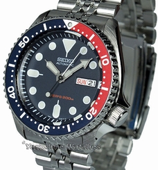 SEIKO 200MT AUTOMATIC PRO DIVERS WITH STAINLESS STEEL JUBILEE BRACELET SKX009K2