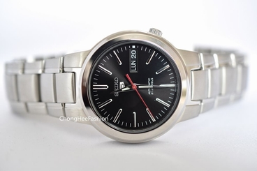 SEIKO 5 Automatic Watch Mens Crystal Glass 21 Jewels Staineless Steel SNKA07K1