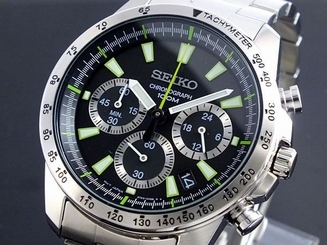 Seiko Men's Chronograph Watch SSB027P1 Warranty, Box, RRP:��220
