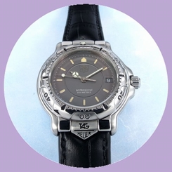 TAG Heuer Professional Midsize Professional 6000 WH1212, Grey Dial New Battery