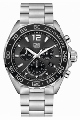 New Tag Heuer Formula 1 Grey Dial Chronograph Steel Men's Watch CAZ1011.BA0842