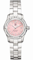 WEEKLY SALE TAG HEUER AQUARACER WAF141B.BA0813 DIAMOND PEARL PINK LADIES WATCH 760643091642