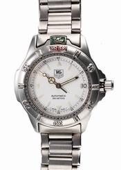 AUTH TAG HEUER Automatic Stainless Steel White Dial Wrist Watch MHL WY1815