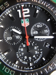 TAG Heuer CAU1110 Mens Formula 1 Black Dialed 41MM 1/10 Quartz Chronograph 760643141910