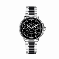 TAG HEUER WOMEN'S FORMULA 1 DIAMOND 41MM TWO TONE QUARTZ WATCH CAH1212.BA0862