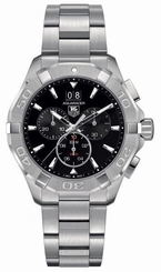 New Tag Heuer Aquaracer 300M Chronograph 43mm Black Men's Watch CAY1110.BA0927