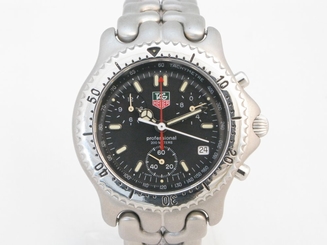 TAG HEUER PROFESSIONAL SEL SPLIT SECOND CHRONOGRAPH BRACELET WATCH, REF, CG110-0