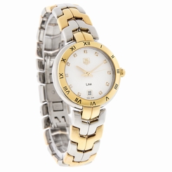 Tag Heuer Link Diamond Ladies White Date Dial Swiss Quartz Watch WAT1350.BB0957 683498433347