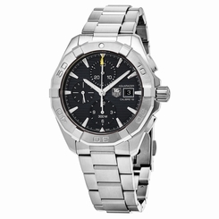 Tag Heuer Aquaracer Chronograph Automatic Black Dial Stainless Steel Men's Watch 7612533110335
