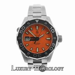 New Authentic Men's Tag Heuer Aquaracer WAJ1113 Quartz 500M Date Watch