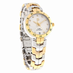 Tag Heuer Link Diamond Ladies 18K Swiss Automatic Watch WAT2350.BB0957