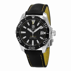 Tag Heuer Men's WAY211A.FC6362 300 Aquaracer Black Fabric Strap Automatic Watch