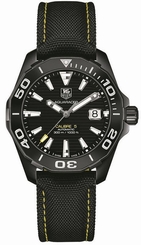 New Tag Heuer Aquaracer Black Titanium Automatic Men's Watch WAY218A.FC6362