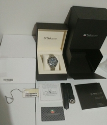Tag Heuer Aquaracer 500M CERAMIC BEZEL Cal 72 Stainless Steel Watch CAK211A