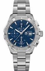 New Tag Heuer Aquaracer Automatic Blue Chronograph Men's Watch CAY2112.BA0927