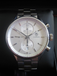 TAG HEUER CARRERA CALIBRE 1887 WATCH CAR2111.BA0720 AUTOMATIC CHRONOGRAPH BNIB