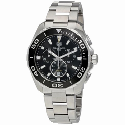 TAG HEUER MEN'S AQUARACER 43MM STEEL BRACELET QUARTZ WATCH CAY111A.BA0927