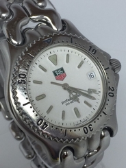 Tag Heuer S99.006 Men's Quartz Swiss Watch White Dial Sapphire Crystal (D114)