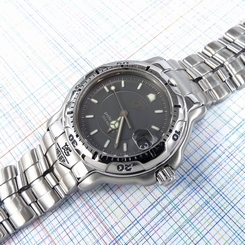  TAG Heuer Men's Professional 6000 Grey Dial WH1112 TAG Double Box Set - Stunning