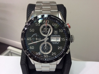 TAG HEUER Ref. CV2A10 Carrera Cal. 16 DAY/DATE S/Steel 43mm Automatic! Superb!!! 7612533040335