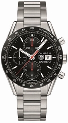 BRAND NEW TAG HEUER CARRERA CV201AK.BA0727 AUTOMATIC CHRONO BLACK LUXURY WATCH