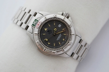 Vintage Tag heuer 4000 Series Quartz Stainless Steel Ladies WF1411-0 Watch 992