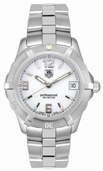 ORIGINAL TAG HEUER PROFESSIONAL EXCLUSIVE WN1111.BA0311 WHITE SWISS QUARTZ WATCH