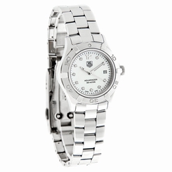 Tag Heuer Aquaracer Diamond Ladies MOP Swiss Quartz Watch WAF1415.BA0824 7612533046214