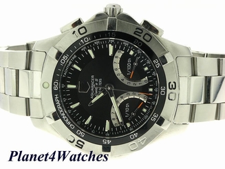 TAG HEUER MENS AUTOMATIC AQUARACER CALIBRE S WATCH STAINLESS STEEL WATCH