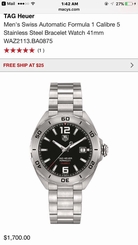 Tag Heuer Formula 1 Automatic calibre5 41mm Men's Watch