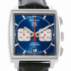 Tag Heuer Monaco Automatic Chronograph Mens Watch CW2113 Box Papers