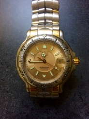 TAG Heuer 6000 Kirium 1 18kt Gold/Stainless Steel Watch for Men