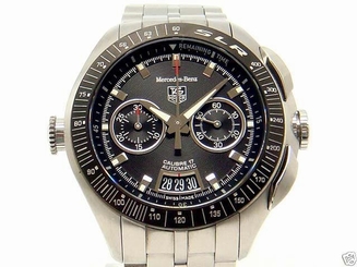Auth TAG HEUER "Grand Carrera" Mercedes-Benz SLR CAG2111.BA0253 Automatic, Men's