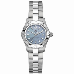 Tag Heuer Aquaracer Blue Mother Of Pearl & Stainless Steel Women's Watch WAF1417