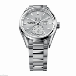 Tag Heuer Carrera Men's Automatic GMT Stainless Steel Watch WAR5011.BA0723