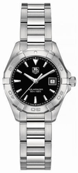 BRAND NEW TAG HEUER AQUARACER WAY1410.BA0920 SWISS QUARTZ LADIES BLACK WATCH 683498429647