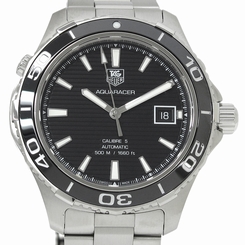 Used[A] Watch Men Tag Heuer Aquaracer Calibre 5 WAK2110 Quartz SS stainless X5V