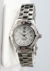 Tag Heuer Women's Aquaracer WAF1414 Stainless Steel Bracelet Watch