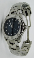 Tag Heuer Link Diamond Dial Stainless Steel Link Men's Watch WJ111A