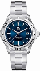ORIGINAL TAG HEUER WAP1112.BA0831 AQUARACER SWISS QUARTZ MENS BLUE WATCH PAPERS 760643138347