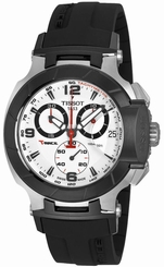 Tissot T0484172703700 T-Sport T-Race Chronograph Black Dial Men's Rubber Watch