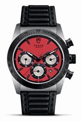 Tudor Fastrider 42mm Ceramic/Leather Men's Watch 42010N-0006