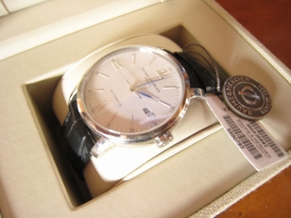 Baume Mercier Classima Executive Leather Automatic Watch 65534 NWT box, MOA08592