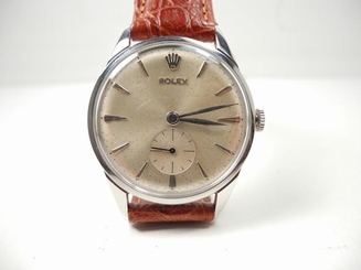 CLASSIC SS ROLEX REF 8896 MANUAL WIND WRISTWATCH. . SERVICED