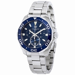 Tag Heuer Aquaracer Chronograph Blue Dial Mens Watch CAY111B.BA0927