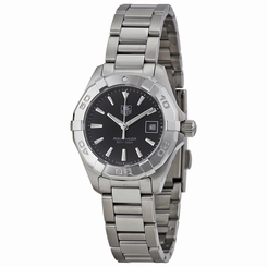Tag Heuer Aquaracer Black Dial Stainless Steel Ladies Watch WAY1410.BA0920 683498429647
