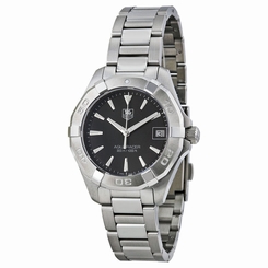 Tag Heuer Aquaracer Black Dial Stainless Steel Ladies Watch WAY1310.BA0915 683498428909
