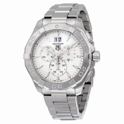 Tag Heuer Aquaracer Chronograph Silver Dial Mens Watch CAY1111.BA0927