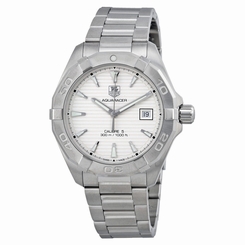 Tag Heuer Aquaracer Automatic Silver Dial Steel Mens Watch WAY2111.BA0910