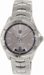 Tag Heuer Men's WAT2015.BA0951 Silver Stainless-Steel Automatic Watch